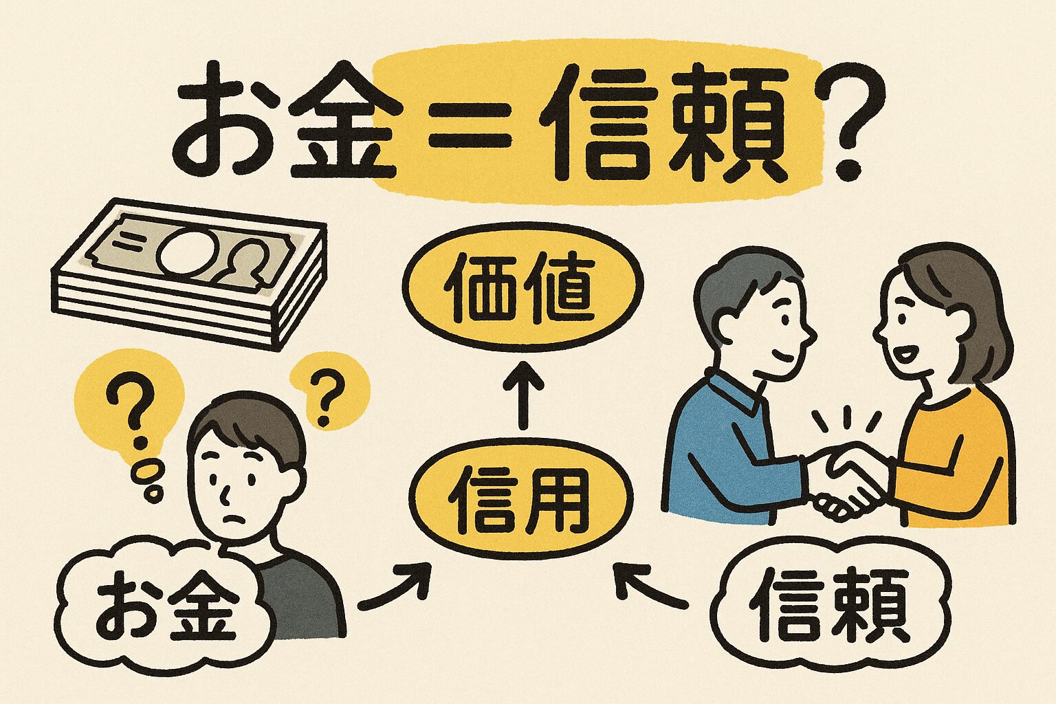 お金＝信頼？